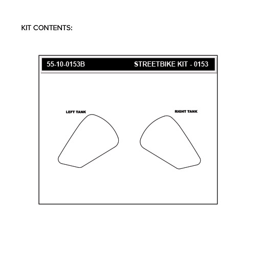 Almohadillas de tracción Stompgrip negras, para BMW R1200GS, 2017-2018, R1250GS, 2019-2024