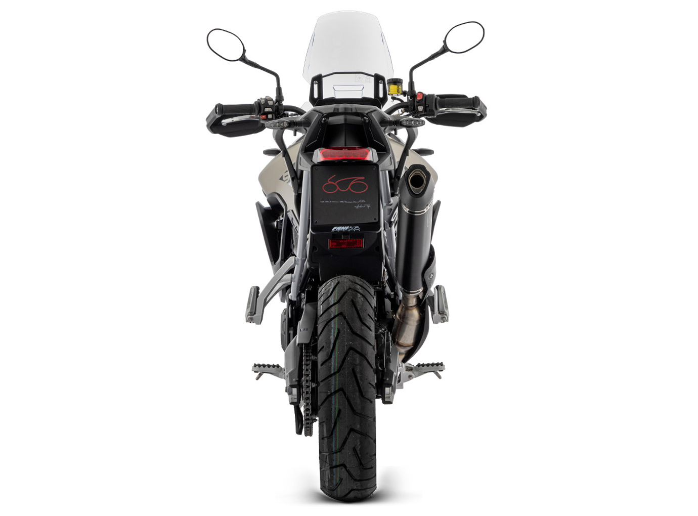 ARROW VELOCE DARK Slip-On con protector térmico para Triumph Tiger 900 año modelo 2020-