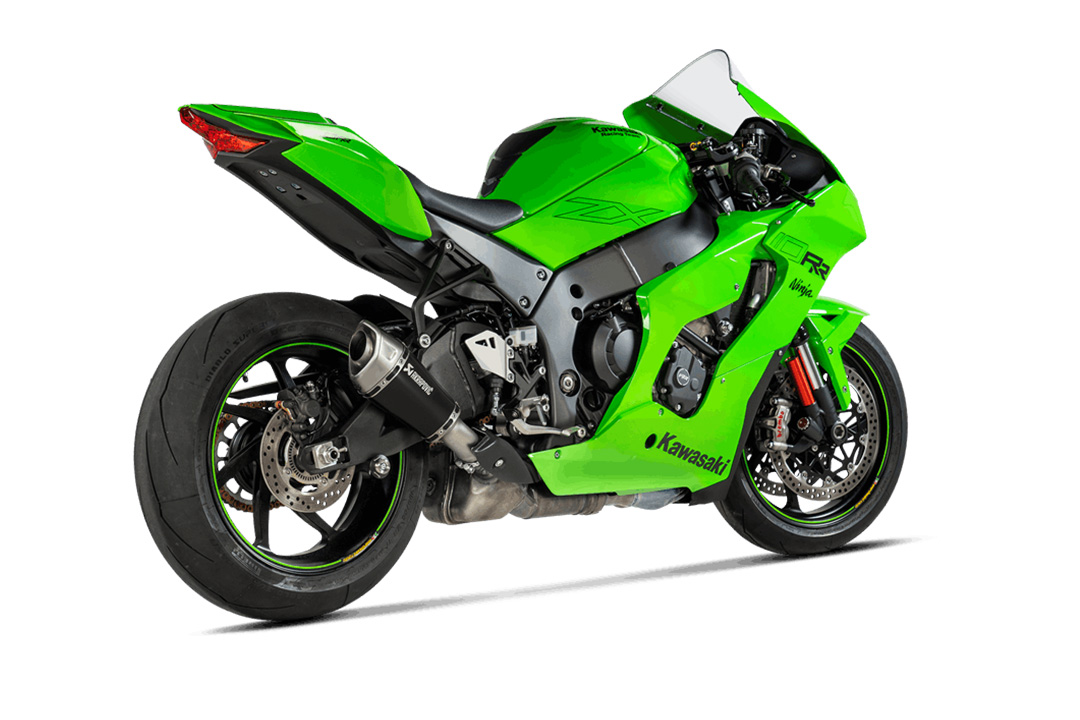 Silenciador Akrapovic Slip-On Line (Titanio) para Kawasaki Ninja ZX-10R (RR) a partir del año de modelo 2021-