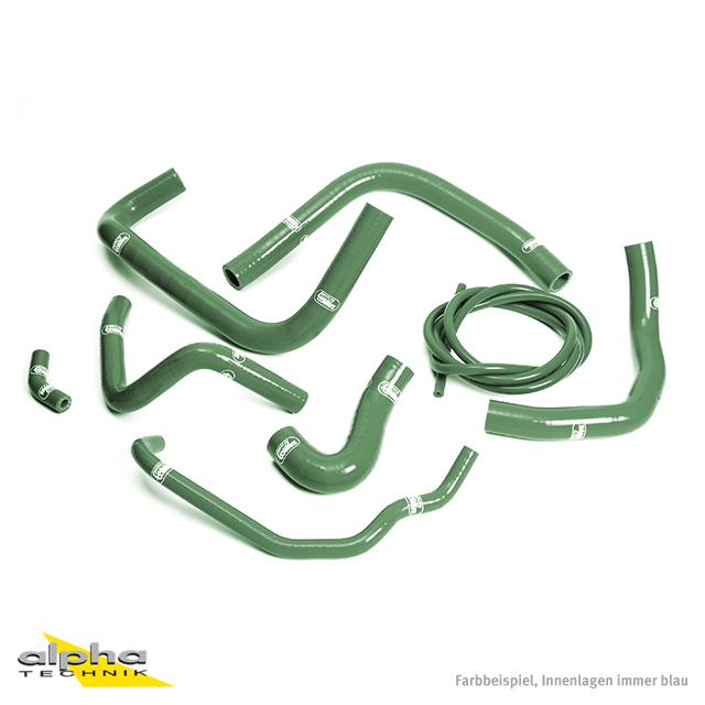 Kit de mangueras de silicona SAMCO SPORT B.R. verde para Honda CBR900RR año del modelo 1996-1997