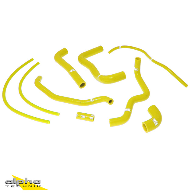 Kit de mangueras de silicona SAMCO SPORT amarillo para Aprilia RSV1000R Tuono 1000R Factory años de modelo 2004-2010