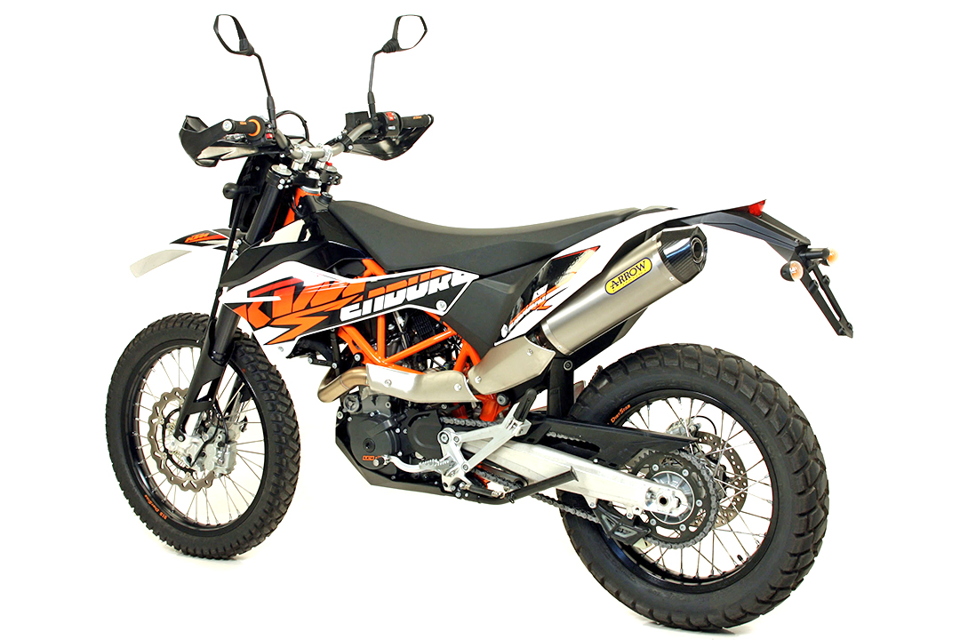 ARROW Escape RACE TECH Titanio para KTM 690 Enduro / Enduro R / SMC / SMC R Modelos 2009-