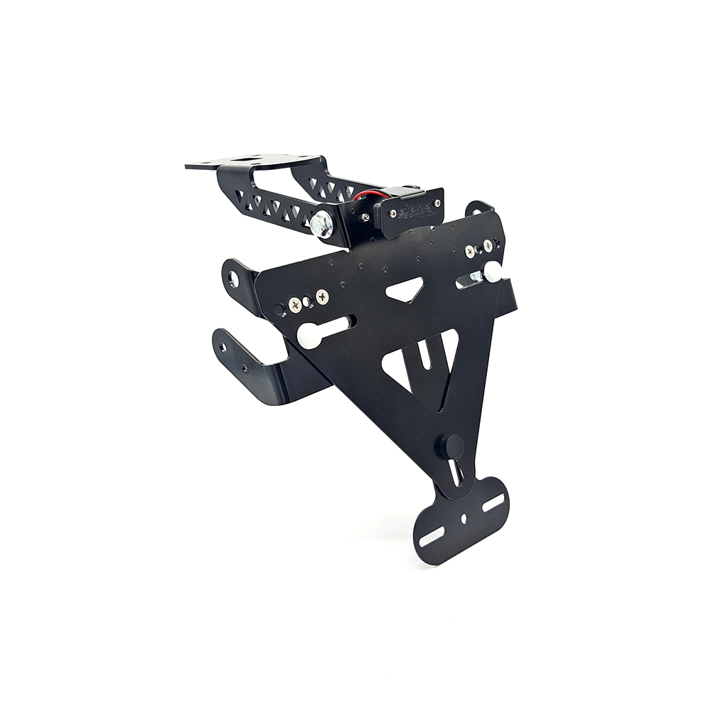Portamatrículas alpha Technik para Kawasaki ZX-6R; Tipo ZX636G; Año del modelo 2019-