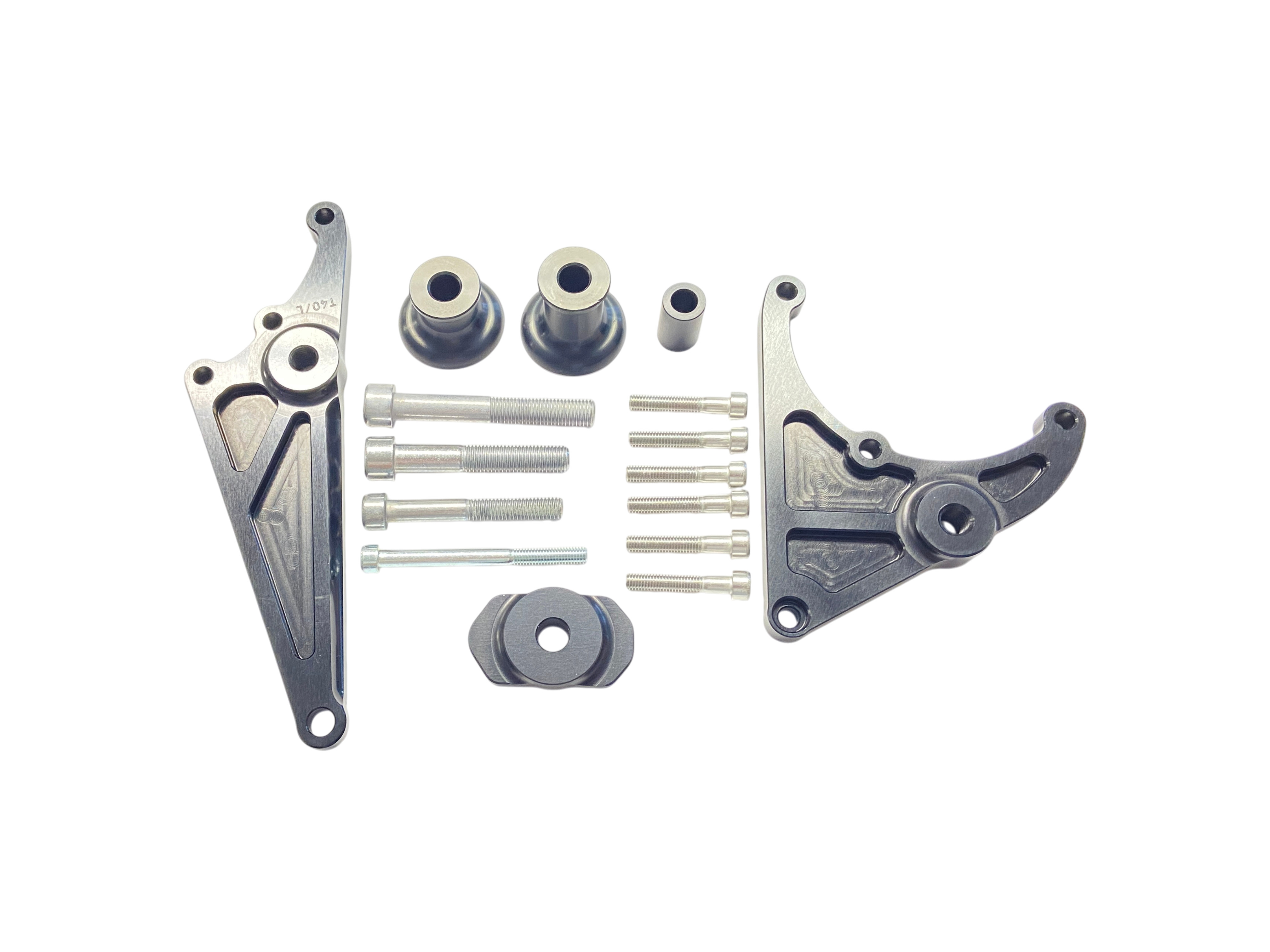 Kit de montaje de protectores anticaída LSL para Triumph Speed Triple/Tiger 1050, 2012-, negro