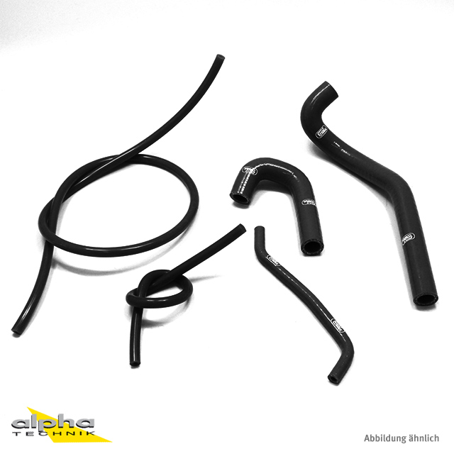 Kit de mangueras de silicona SAMCO SPORT negro para Yamaha WR125X WR125R año de modelo 2009-2018