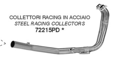 Colector de Competición ARROW de Acero Inoxidable para CF MOTO 700MT Adventure, 2025-