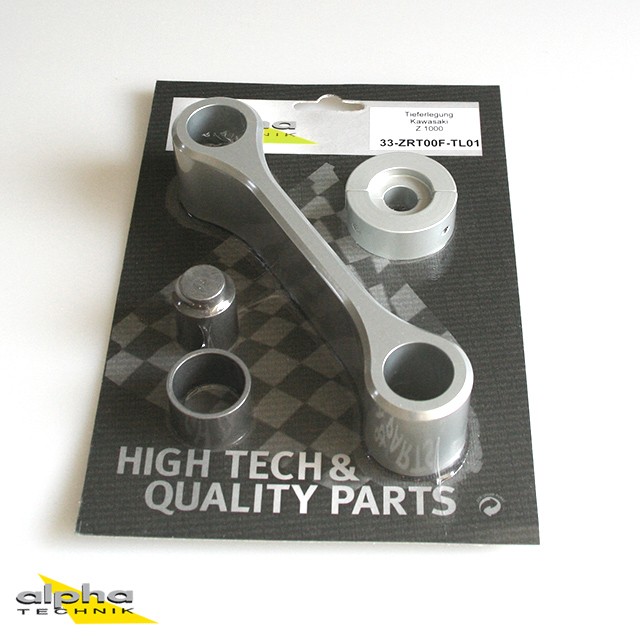 Kit de reducción de altura alpha Technik 35mm para Kawasaki Z1000; Tipo ZRT00F; Año del modelo 2014-