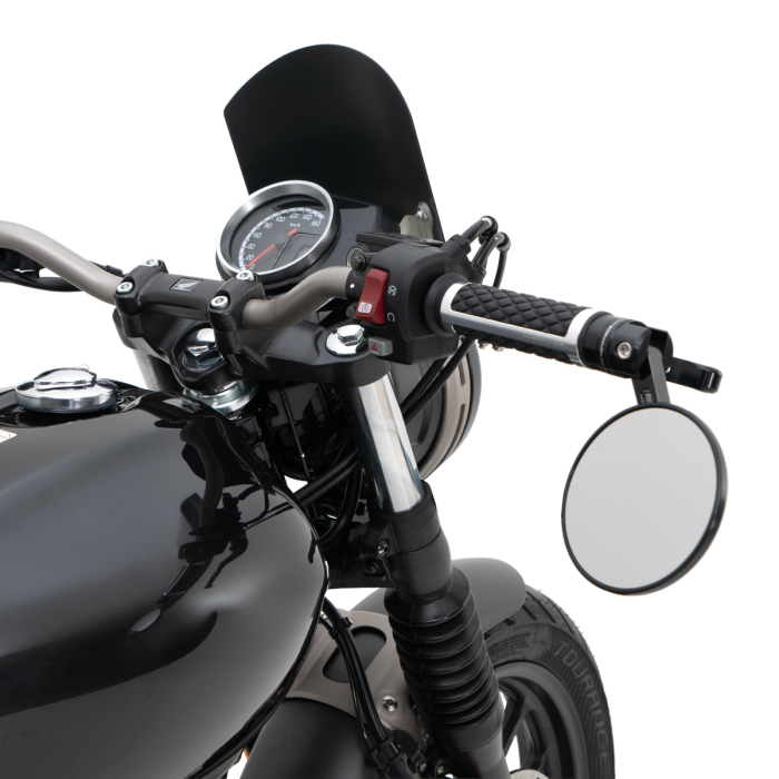 Espejo Barracuda SKIN-S BAR END B-LUX negro/plata