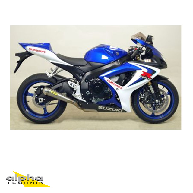 Escape ARROW PRO-RACING para Suzuki GSX-R 600 / 750 año de modelo 2006-2007, Titanio