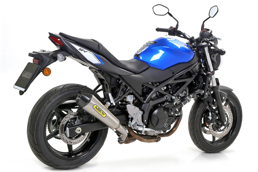 Escape ARROW X-KONE para Suzuki SV650 2016-, Acero inoxidable (Solo con tubo de conexión ARROW)