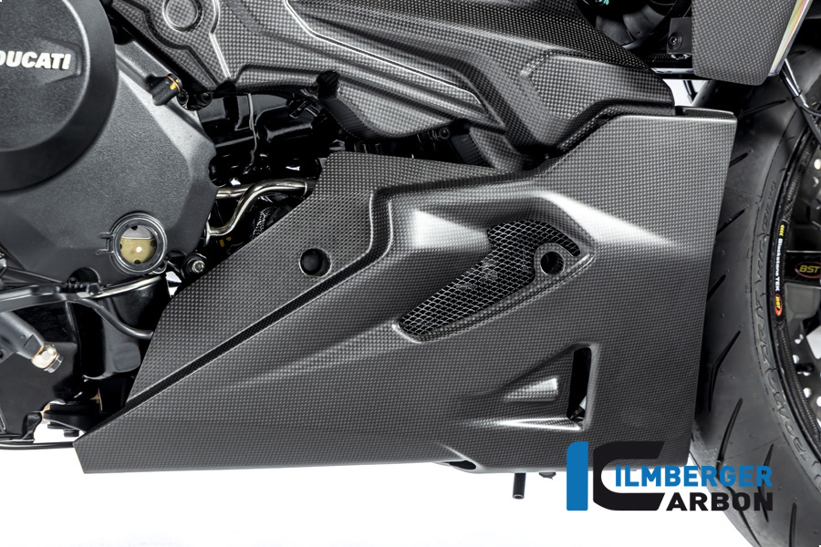 Quilla de carbono Ilmberger lado derecho, mate, Ducati Diavel 1260, 2019-