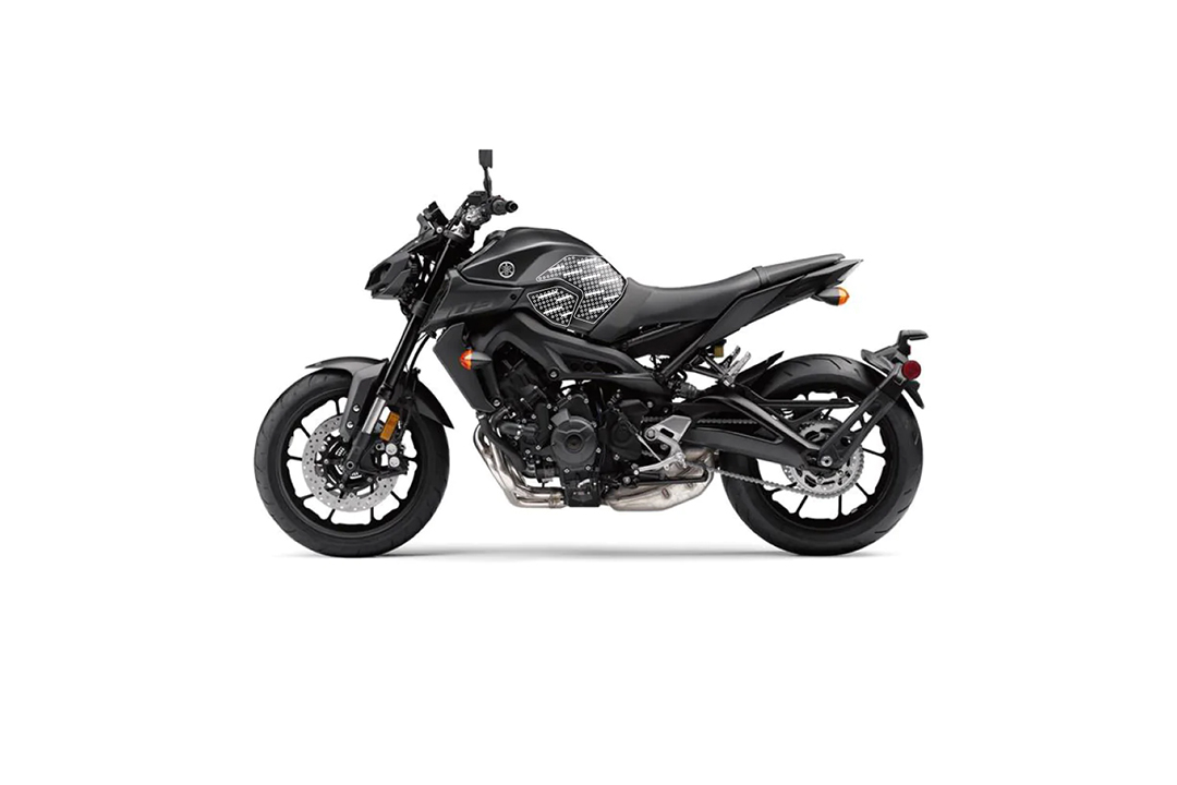 Almohadillas de tracción Stompgrip negras, para Yamaha MT-09, 2014-2020