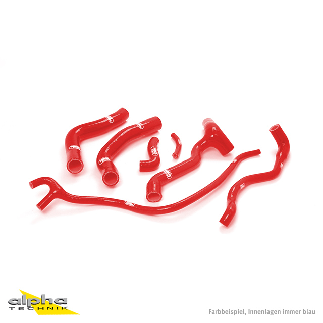 Kit de mangueras de silicona SAMCO SPORT rojo para Aprilia SMV750 Dorsoduro año del modelo 2007-2017