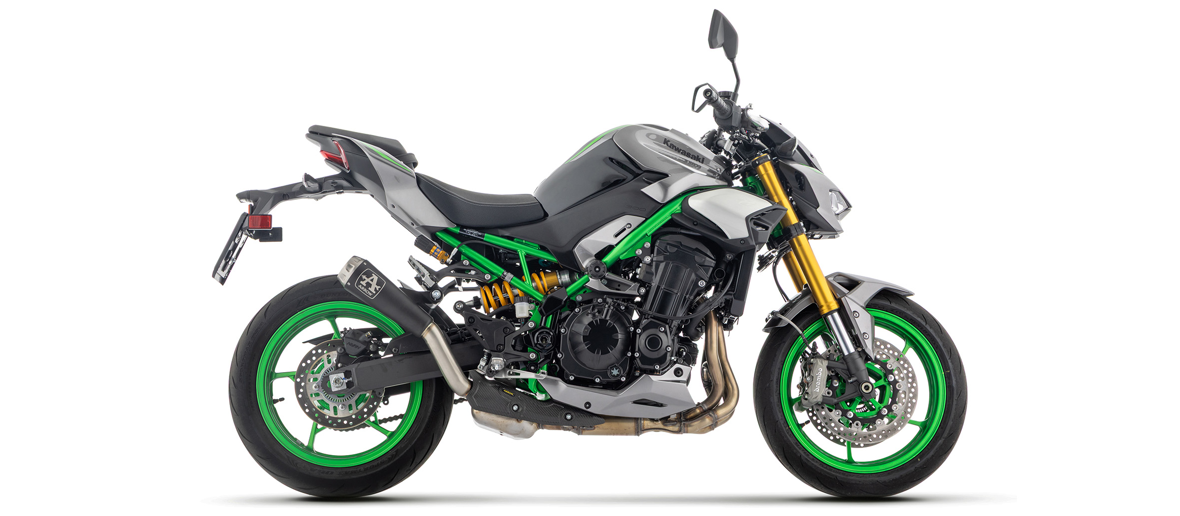 ARROW Escape PRO RACE Titanio para Kawasaki Z900 a partir del año de modelo 2025-