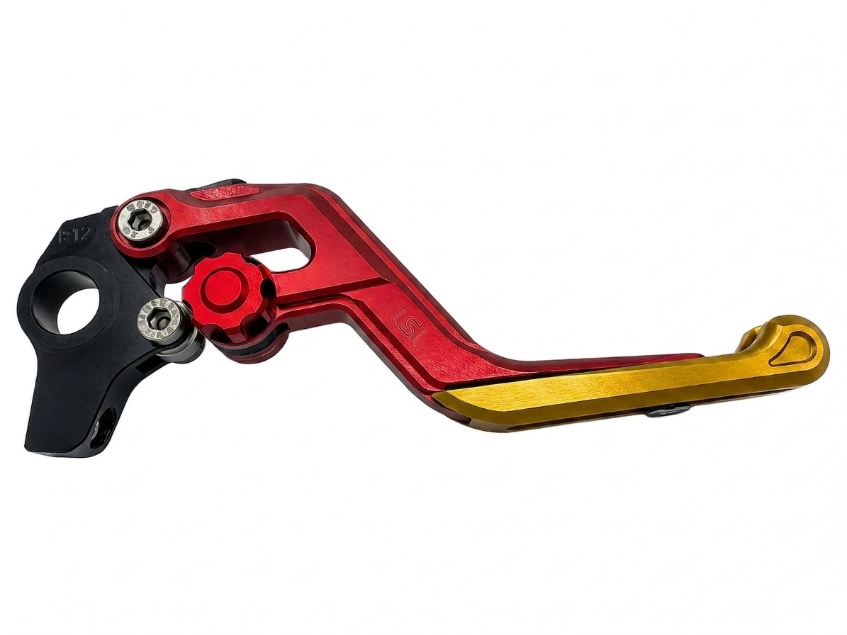 Maneta de freno LSL ERGONIA R12 Rojo/Rojo/Oro