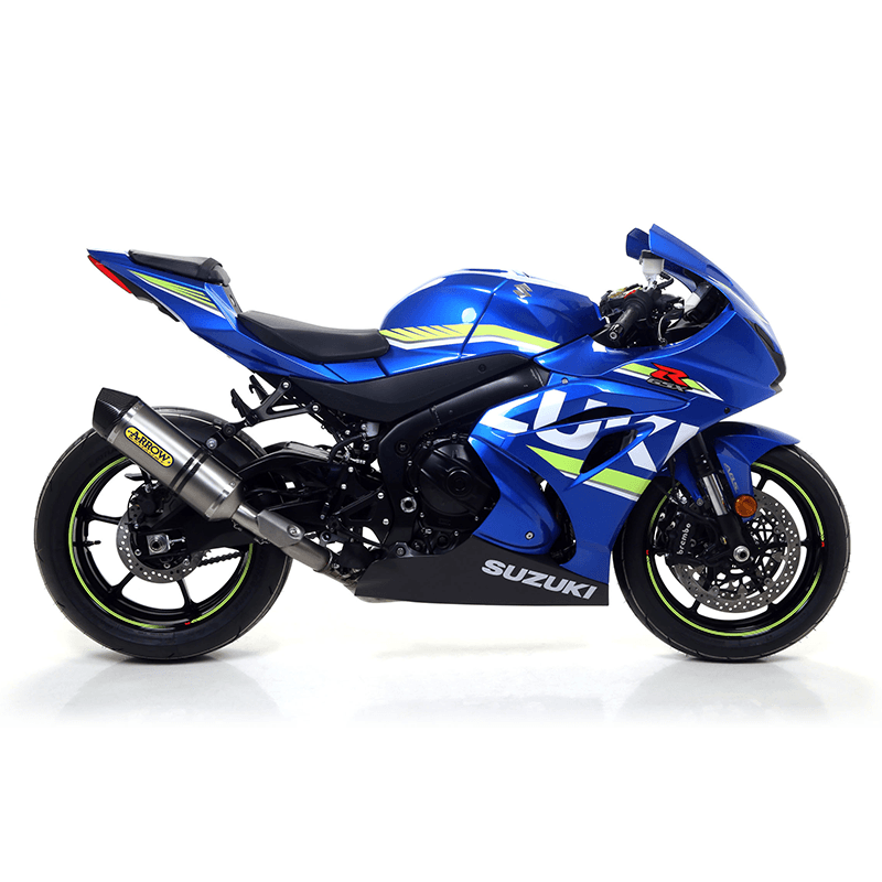 Sistema de escape completo ARROW RACE TECH COMPETITION EVO FULL SYSTEM para Suzuki GSX-R1000 2017-, Titanio y Acero Inoxidable