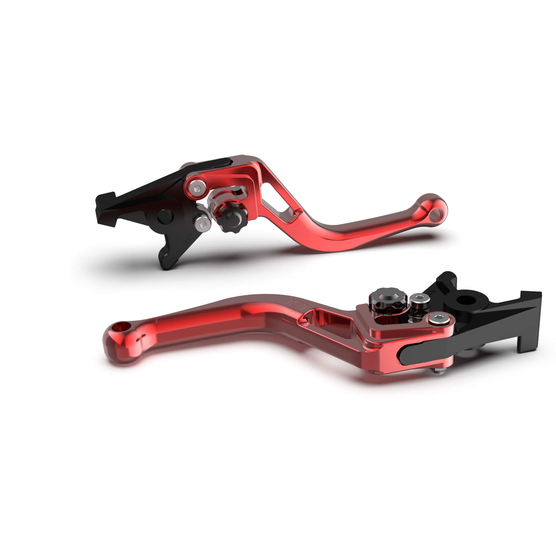Maneta de freno LSL BOW R48R, corta, rojo/negro