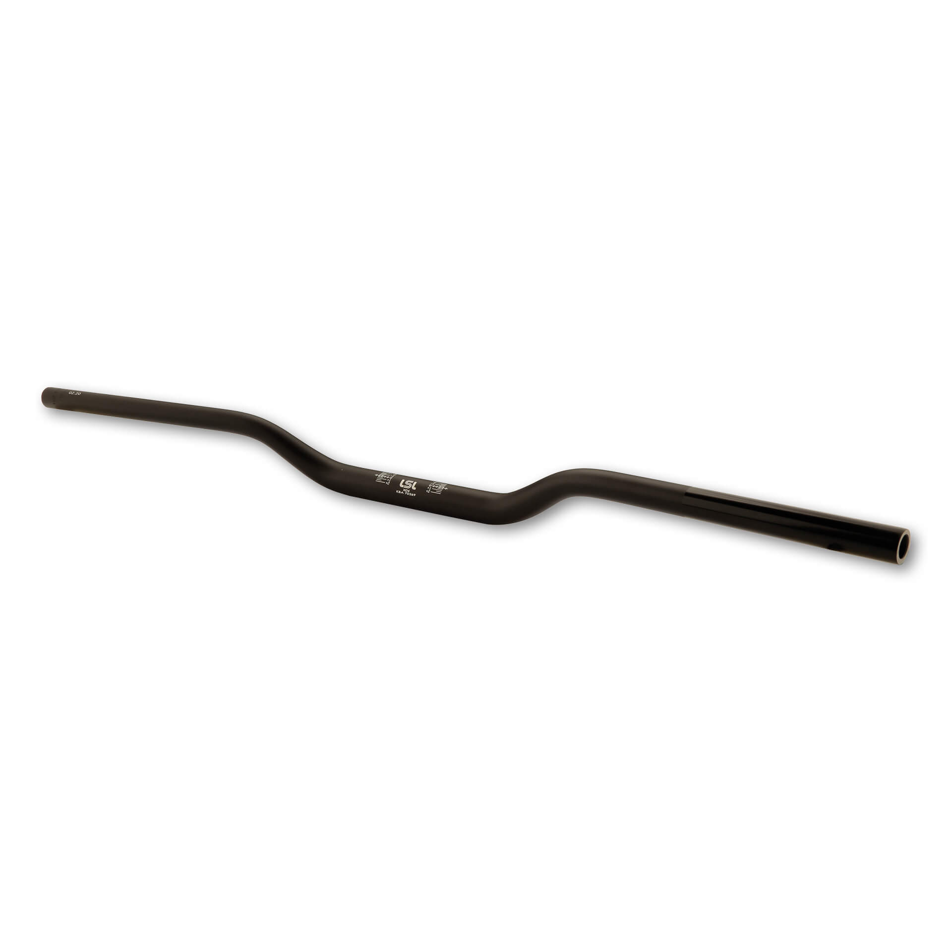 LSL Manillar de Aluminio manillar Adventure X04, Ø28,6 mm, negro