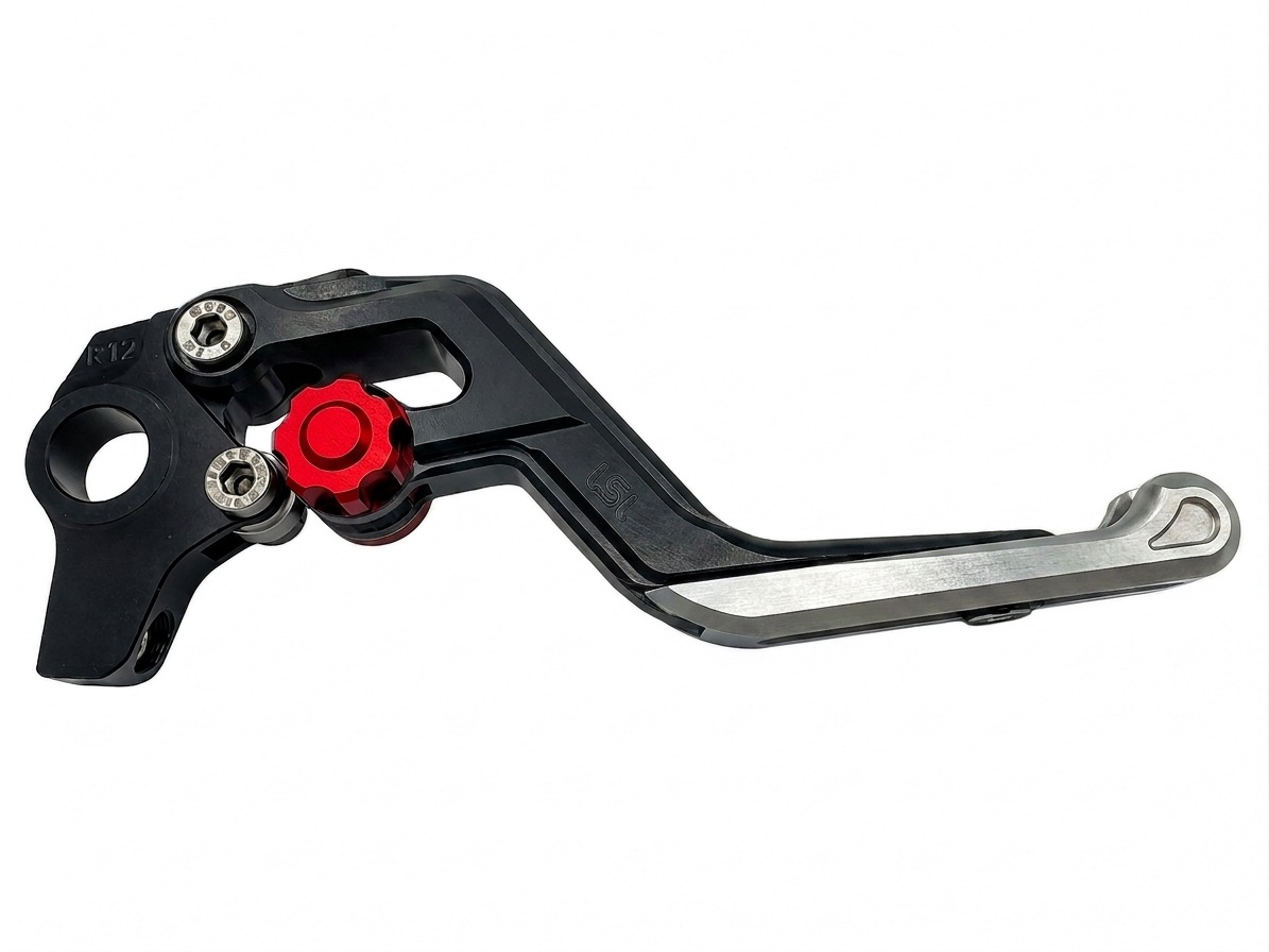 Maneta de Freno LSL ERGONIA R38R Negro/Rojo/Plata