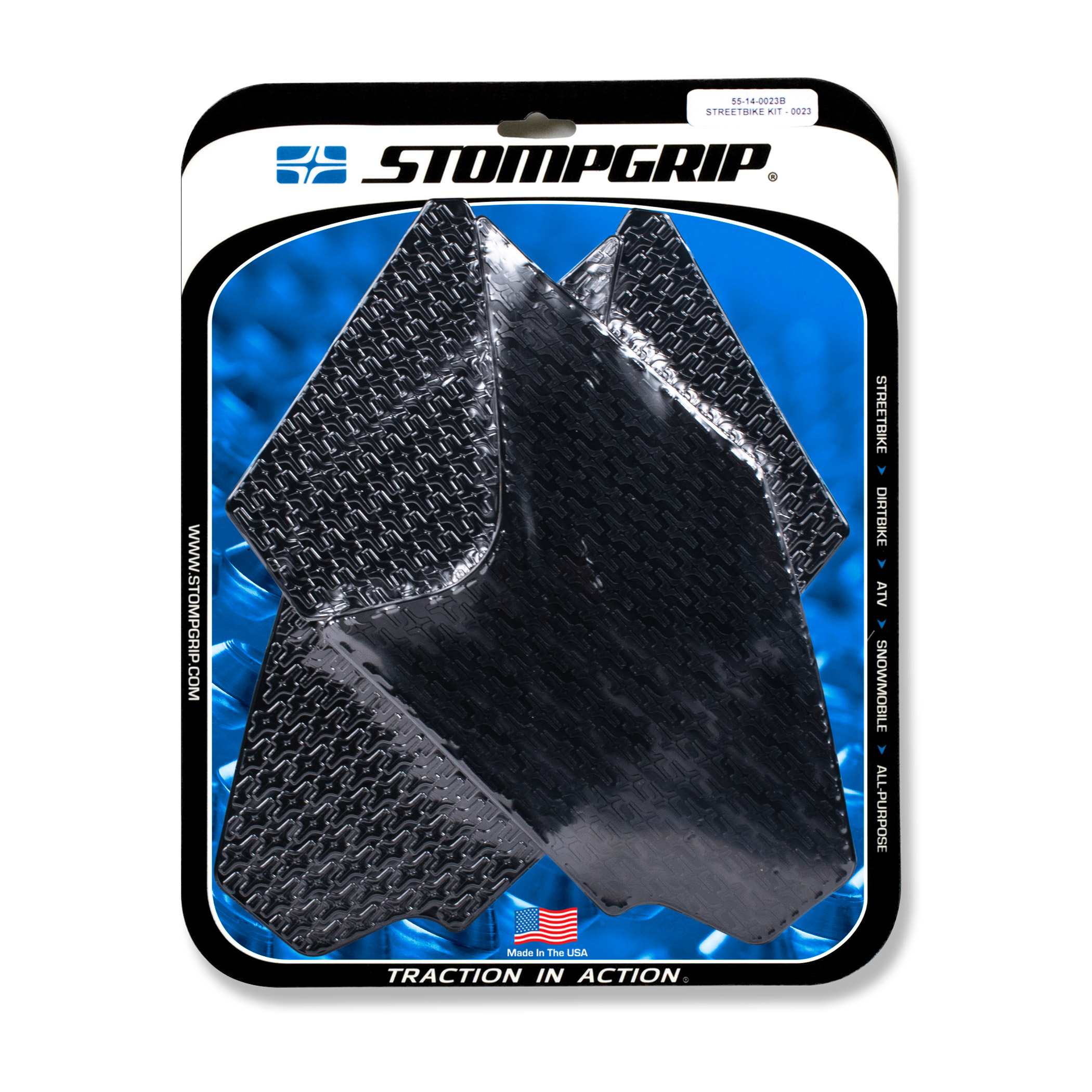 Almohadillas de tracción Stompgrip negras, para Honda CBR1000RR, 2012-2016