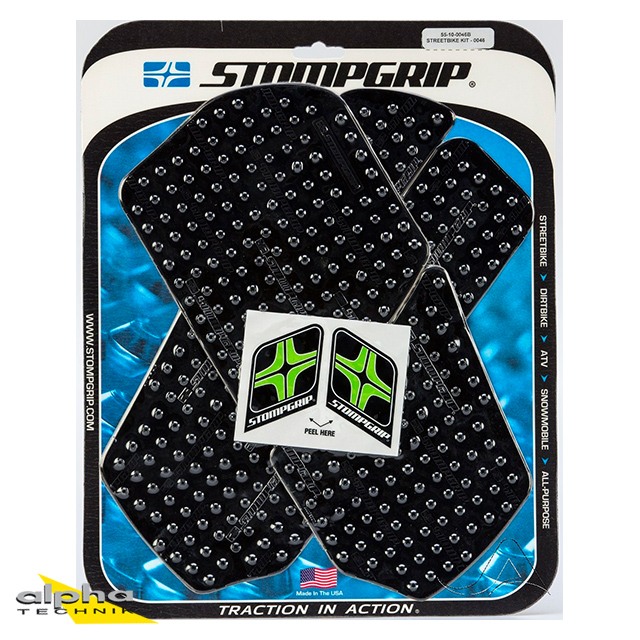 Stompgrip negro, Volcano, para Kawasaki 1400 GTR, 2008-2020