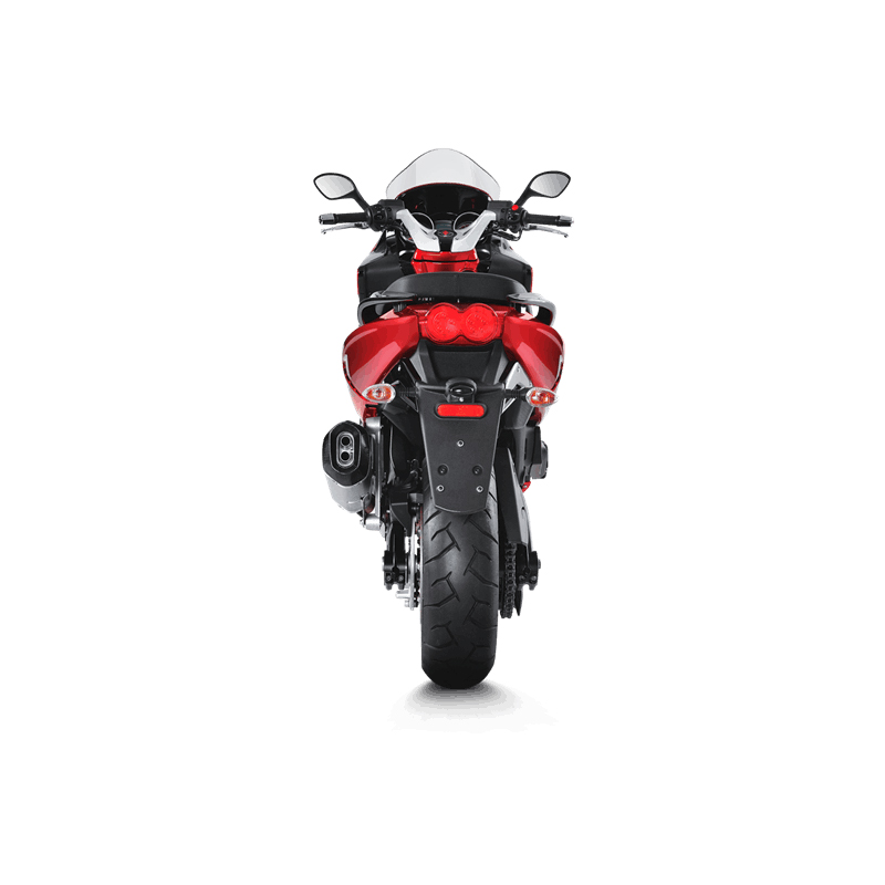 Silenciador Akrapovic Slip-On Line (SS) para Aprilia SRV 850 años 2012-2016 y para Gilera GP 800 años 2008-2015