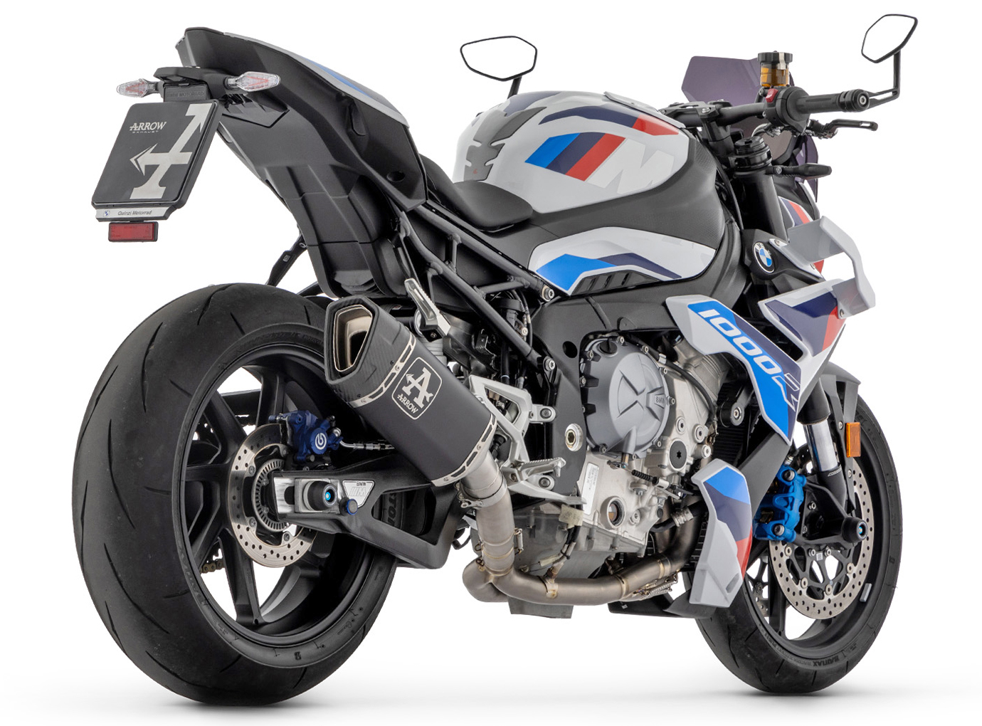 ARROW PISTA DARK Slip-On Titan para BMW S1000R a partir de 2021- / S1000RR a partir de 2019- / M1000RR a partir de 2020- / M1000R a partir de 2023-