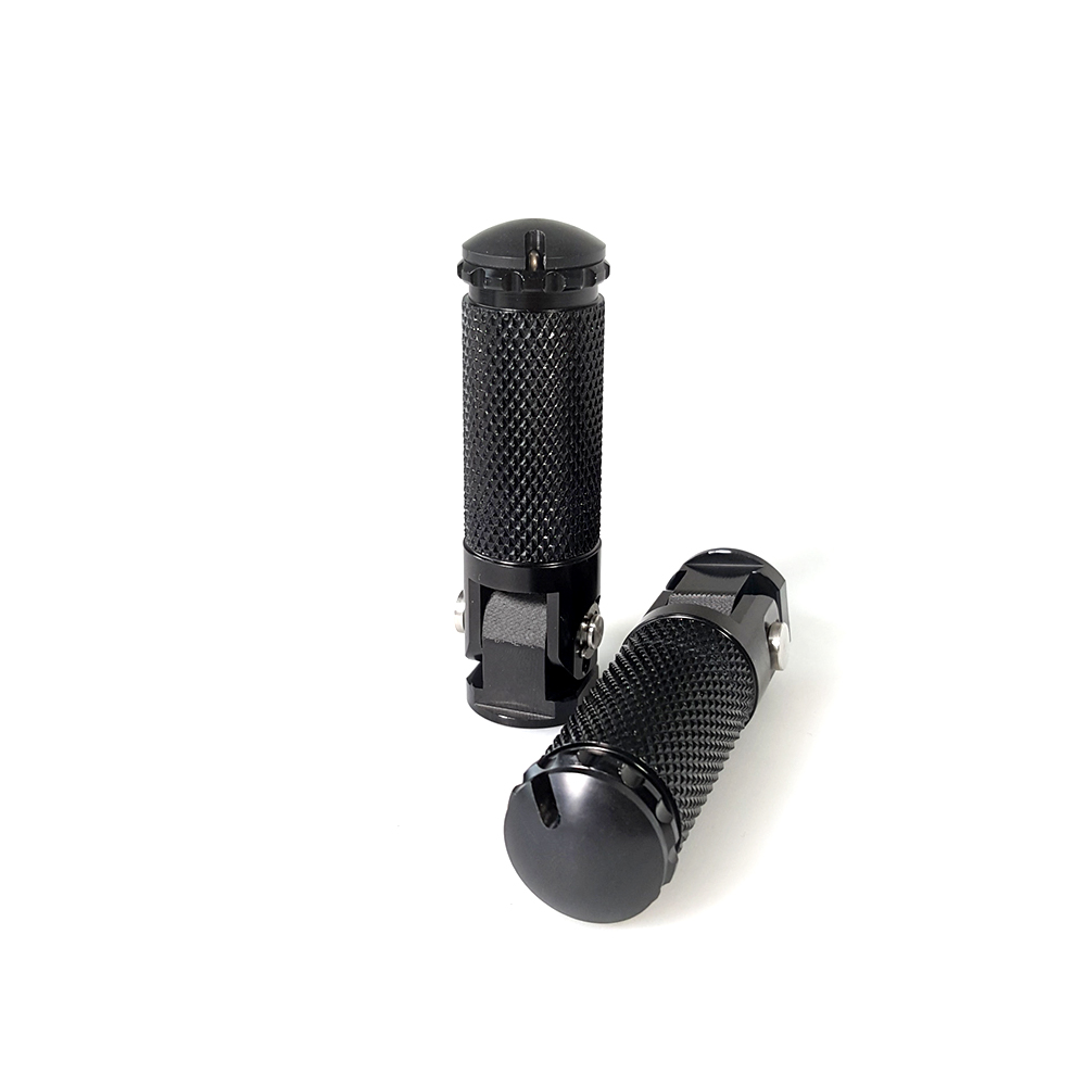 >TRACK< Sistema de reposapiés negro Kawasaki Ninja 400 a partir de 2018 / Z400 a partir de 2019 ABE