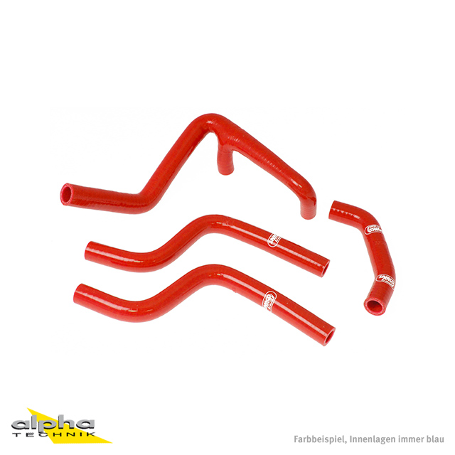 Kit de mangueras de silicona SAMCO SPORT rojo para Husqvarna CR250 CR360 WR250 WR360 años de modelo 2000-2007