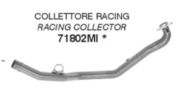 Colector de Competición ARROW de Acero Inoxidable para Honda NC750X RH23 2025-