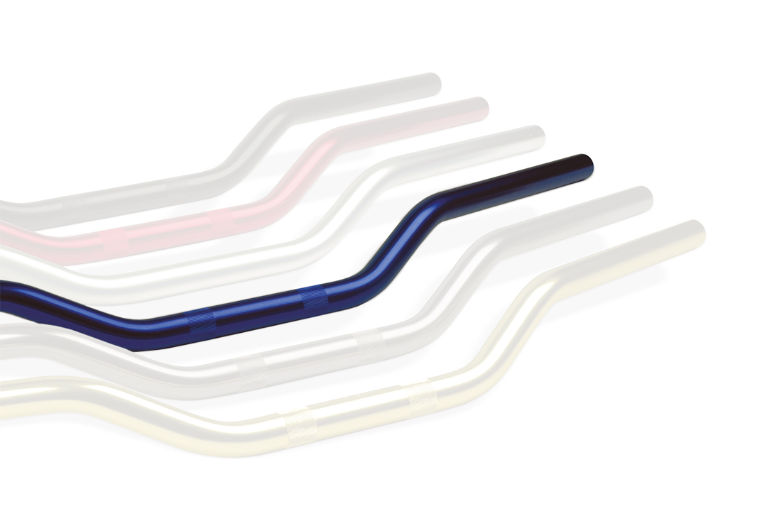 Manillar de aluminio Superbike TRW MCL100B en azul