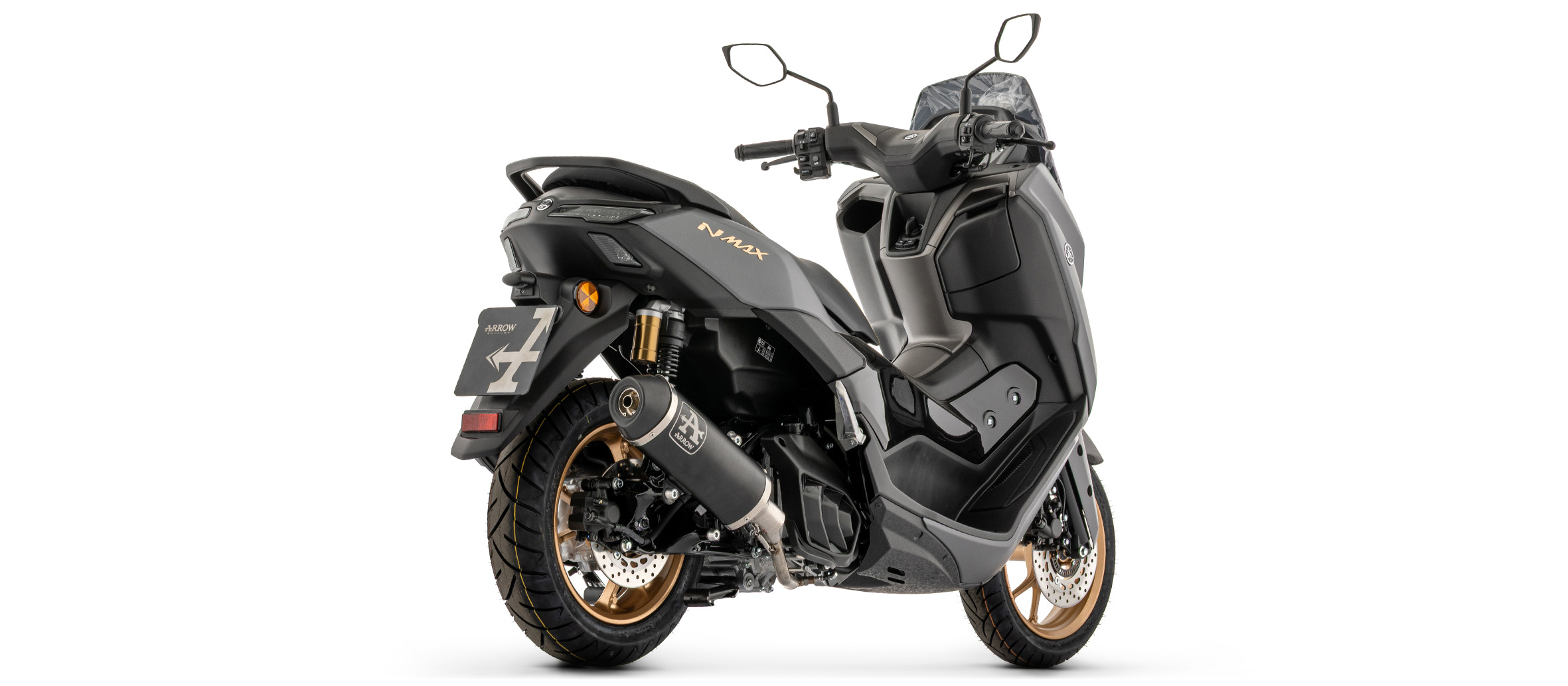 ARROW Auspuff DARK URBAN für Yamaha NMAX 155, 2025-