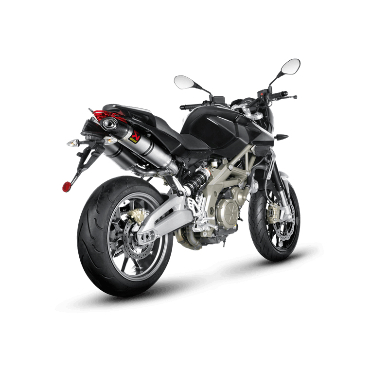 Akrapovic Slip-On Line (Titanium) Silenciador para Aprilia SHIVER 750 / GT Año del modelo 2010-2016