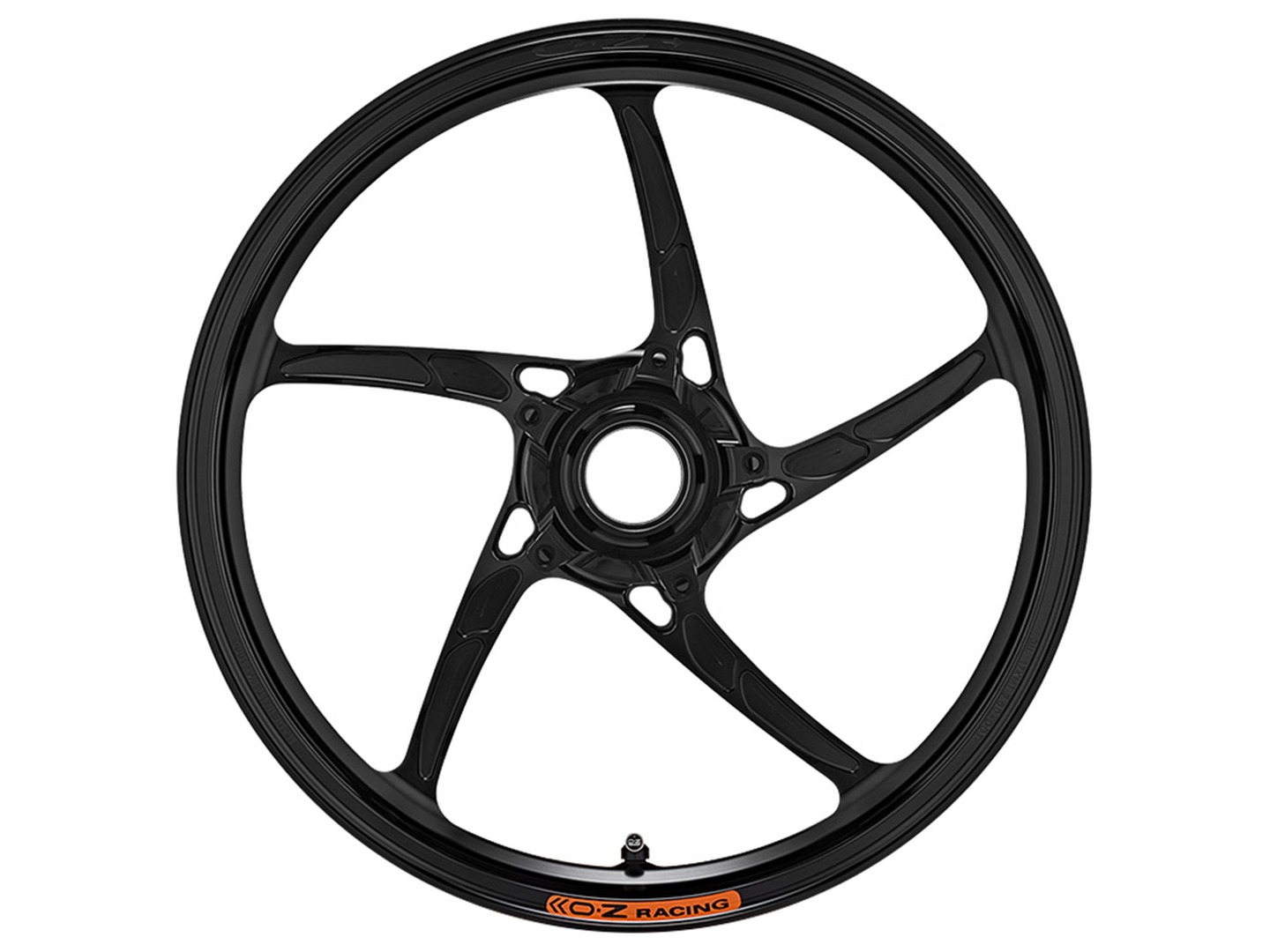 Llanta de aluminio OZ Piega en negro brillante para Honda CBR1000RR Fireblade (SP), SC77, 2017-2019