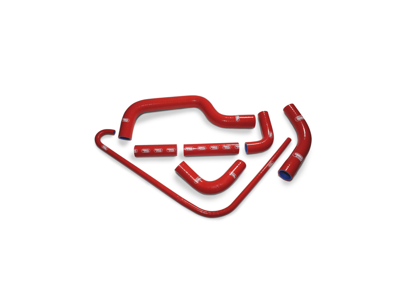 Kit de Mangueras de Silicona Samco Sport rojo viper Ducati Monster S4/S4R año de modelo 2001-2008