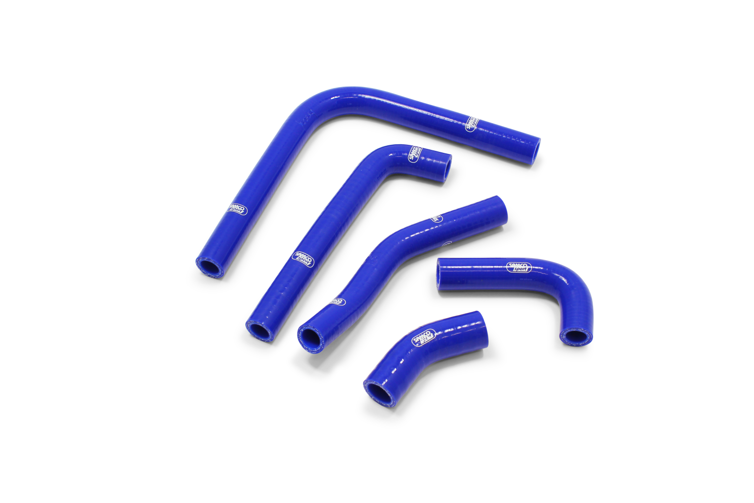 Kit de mangueras de silicona SAMCO SPORT diseño OEM azul para Kawasaki KX250F año de modelo 2020