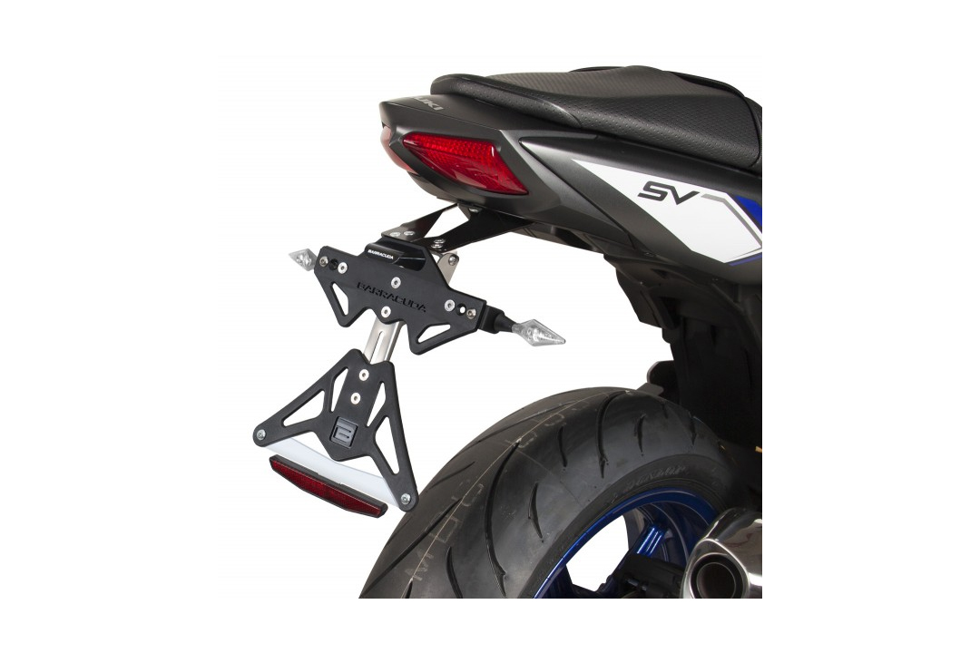 Soporte de matrícula Barracuda para Suzuki SV650 2016 - 2017
