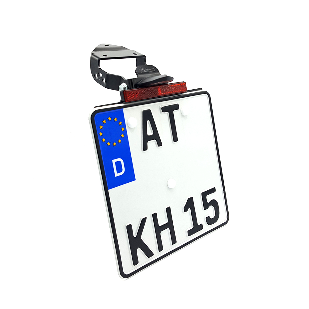 Soporte de matrícula alpha Technik para Yamaha XV950 y XV950R; TIPO VN03/VN07; Año del modelo 2013-