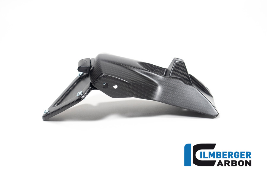 Soporte de matrícula Ilmberger de carbono mate para Aprilia RSV4 / Tuono V4 2021-