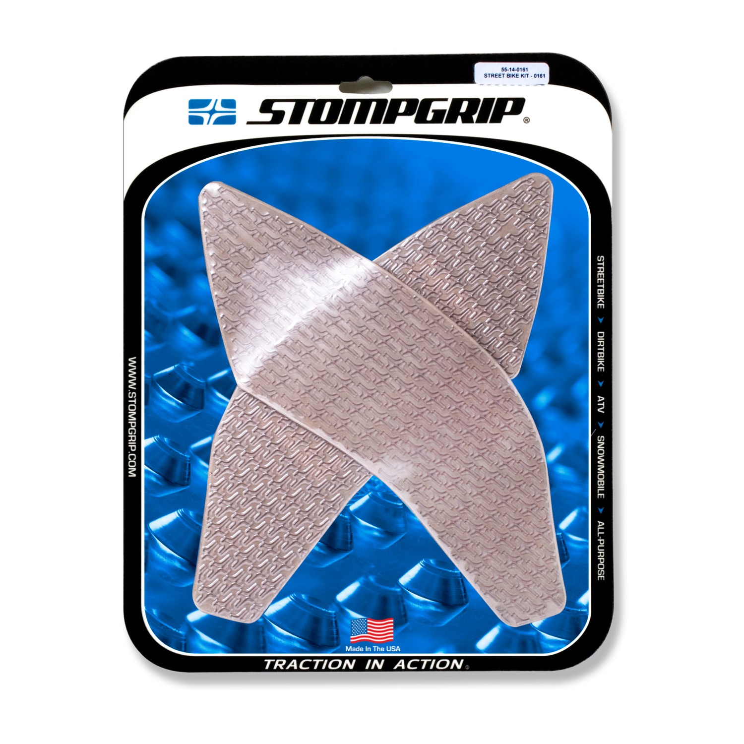 Stompgrip Traction Pads transparentes, para Honda CB300R / CB(R)650R, 2019-2025