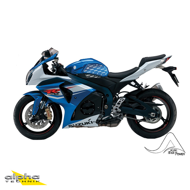 Stompgrip negro, Volcano, para Suzuki GSX-R1000, 2009-2016