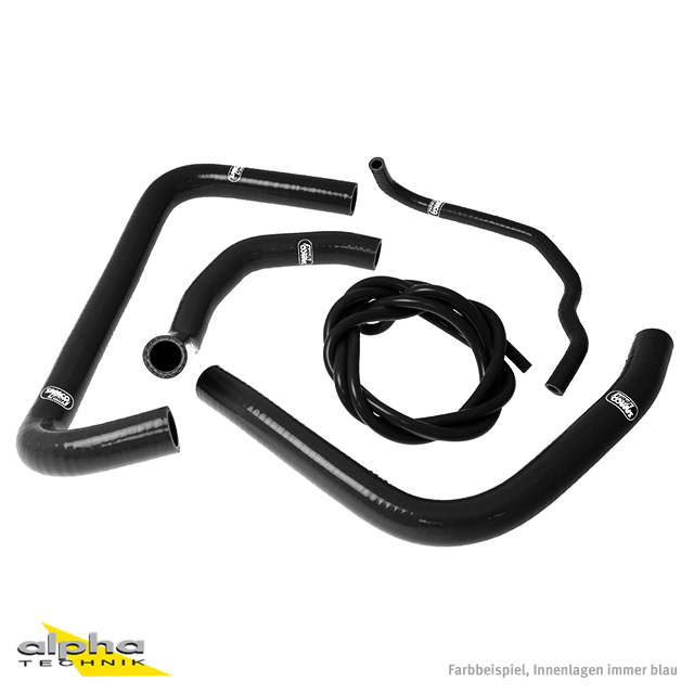 SAMCO SPORT Kit de mangueras de silicona negras para Honda CBR900RR año modelo 1992-1993