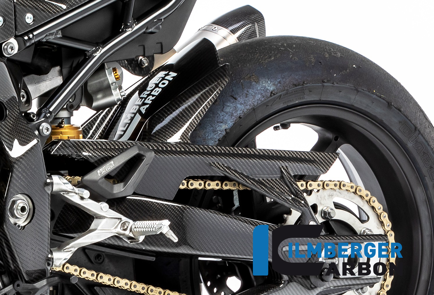 Guardabarros de Carbono Ilmberger trasero Racing, para BMW S1000RR año de modelo 2019- / M1000RR año de modelo 2021-