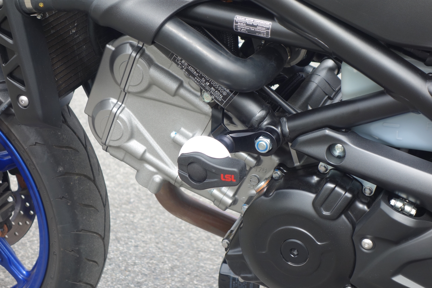 Kit de Montaje LSL Crash Pad para Suzuki GSX650, GSX1250FA, GSX650F