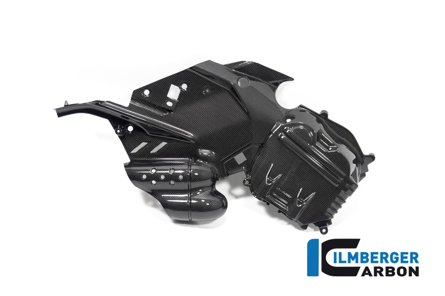Tapa de culata de carbono Ilmberger lado izquierdo, brillante, Ducati Diavel V4, 2023-