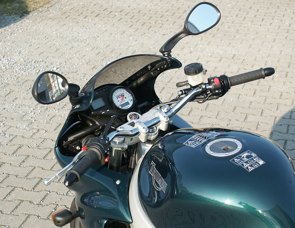 Kit Superbike LSL con informe técnico de piezas para Triumph Sprint RS, Tipo T695/AC, 2000-2004, plateado, (Tipo A)