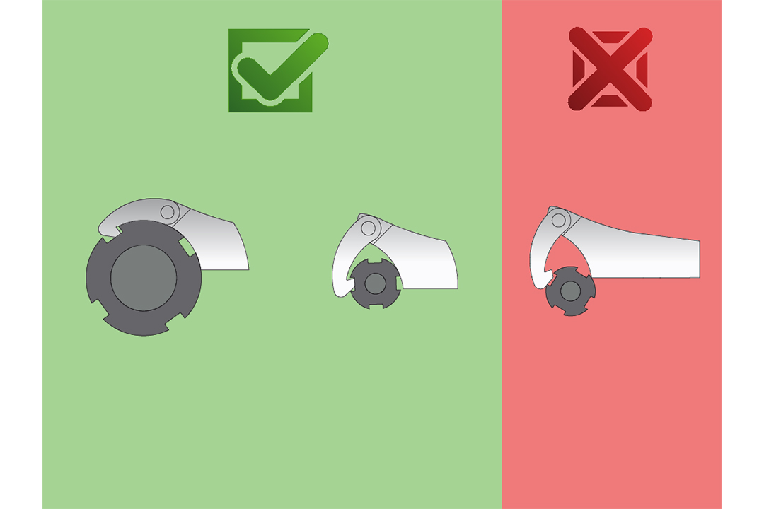 UNIOR llave para tuercas ranuradas flexible, tamaño de hendiduramutter 50-80 mm