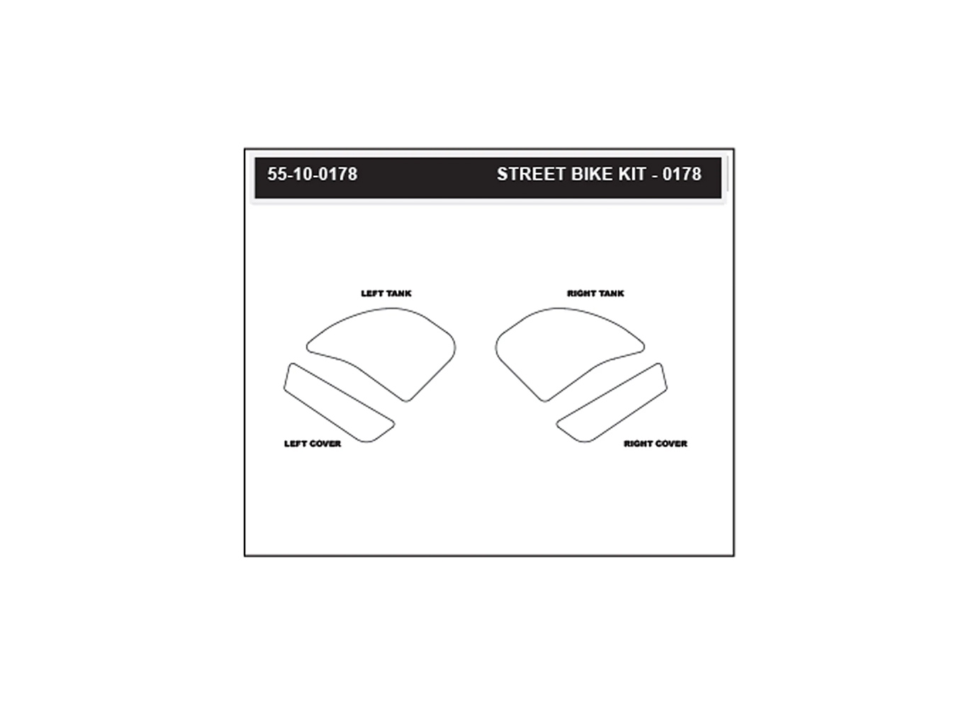 Stompgrip depósito de gasolina Pad, transparente, Volcano para Kawasaki Ninja 1000SX, 2020-2025