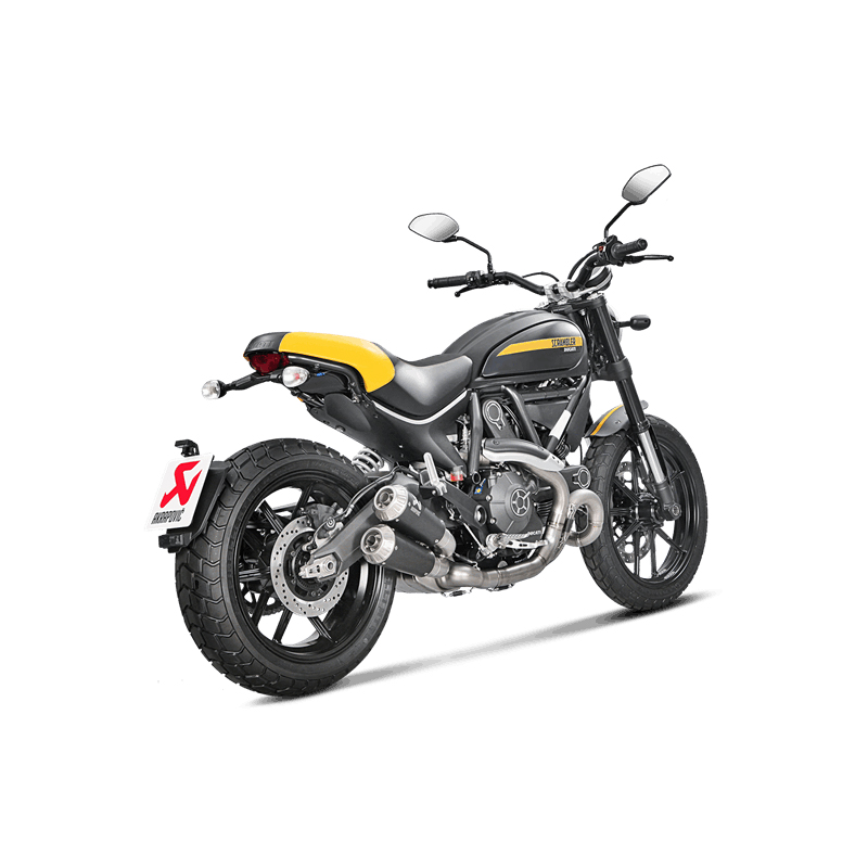 Colector opcional Akrapovic (Titanio) sistema de escape para Ducati Scrambler Icon Urban Enduro Classic Full Throttle Café Racer Año del modelo 2015-