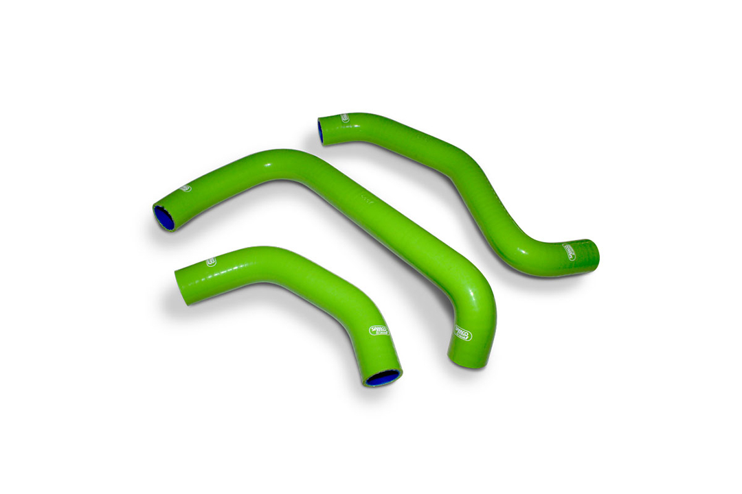 Kit de mangueras de silicona SAMCO SPORT Diseño Race Bike verde para Kawasaki ZX10R Ninja ZX10RR Ninja Año del modelo 2021-2024